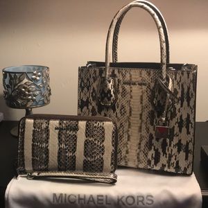 Michael Kors Snakeskin *handbag only*
